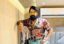 Mohanlal Instagram - #Jailer Costume : @murali_mohanlal Make up : @lijupamamcode Hair Stylist : @bijeesh_5o Designer Stylist : @jishadshamsudeen