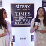 Monica Khanna Instagram - Captivated by the enchanting conversation. With the talented Monnikka Khanna at the Streax Professional Times India Hairstyle Icon event for East and Northeast Zone 2023! 🌟@monnikkakhanna insights into beauty and style were truly inspiring! ✨ @streaxprofessional @timesofindia @timesfashionweek #IndiaHairStyleIcon2023 #StreaxProfessional #TimesOfIndia #TimesFashionWeek #BombayTimesFashionWeek #BTFW #TOI #IHI2023 #IHI23 #hairdressers #StreaxHairstyleIcon #MonnikkaKhanna #EastAndNortheastZone Kolkata - The City of Joy
