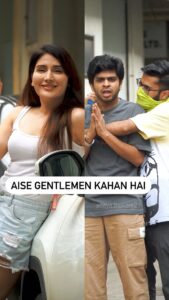 Monica Sharma Instagram - Baaki Duniya Side mein , Gaadi wali Ladki ek side🥹 . Outfit : @bonkers.corner . . #funnyvideos #theboys #sakthlaunda #comedyreels #thatmarathimulga Andheri West