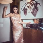 Mouni Roy Instagram - Last night in dubai x * * * * Styled by : @mohitrai with @tarangagarwalofficial Outfit : @bronxandbanco at @tutuskurniatiofficial Shoes : @jimmychoo Make up: @mukeshpatilmakeup Hair: @chettiarqueensly Photographer @amannagoshe ♥️ @trishilagoculdas Dubai, United Arab Emirates