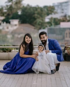 Mridula Vijay Instagram - Leo Family 🦁 
Photography @maheshms__ 
Costume @ahamboutique 
MUA @pooja_vysh_makeovers