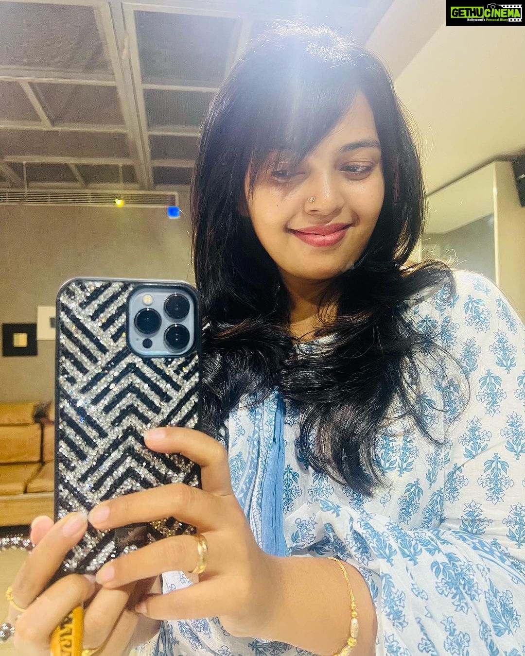 Mridula Vijay Instagram - Ready set go 🤩🥳 Getting ready for tomorrow 🤩✌🏻 Thank you Viji bro 🥰 @fairsalon