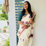 Mridula Vijay Instagram - Getting ready for Onam 😍 Costume @adonais_auora