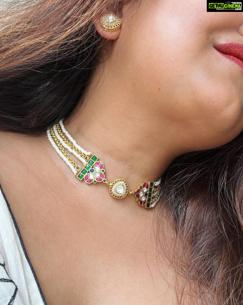 Mrudula Murali Instagram - Just me obsessing over my @pureallure.in jewellery 🫠