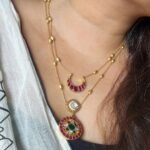 Mrudula Murali Instagram – Just me obsessing over my @pureallure.in jewellery 🫠