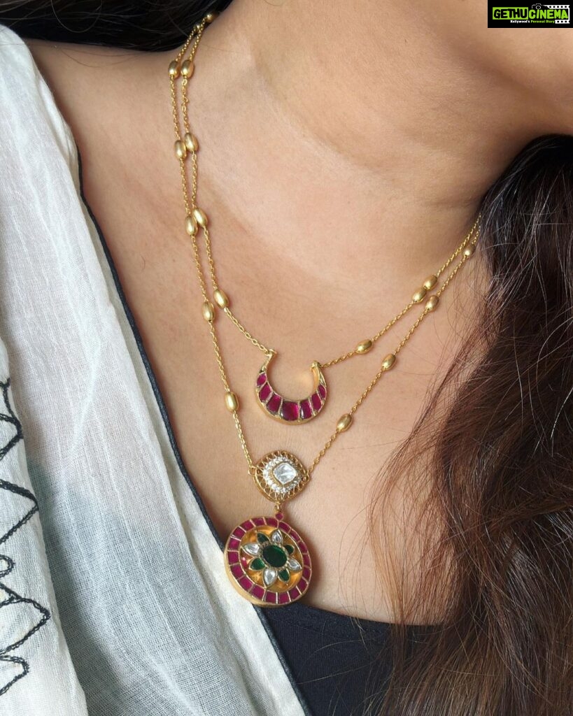 Mrudula Murali Instagram - Just me obsessing over my @pureallure.in jewellery 🫠