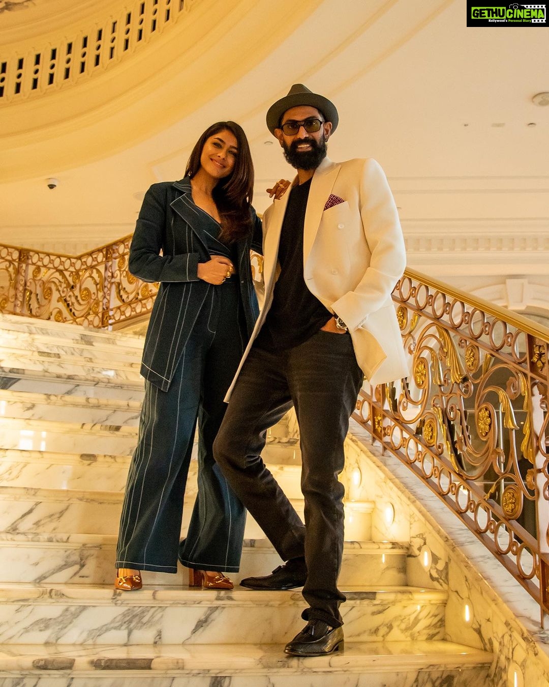 Mrunal Thakur Instagram - This is what I’d call a day well spent. Thank you @siimawards for inviting me to be a part of this event today. For me #SIIMA is a platform that has consistently encouraged and honoured so many talents over the years. A special shout out to Vishnu Vardhan garu and Brinda Prasad garu for spearheading this, year after year. @ranadaggubati as always, such a pleasure (and so much fun) sharing the stage with you. Looking forward to celebrating the true beauty of Indian cinema, beyond borders and languages at the @siimawards on Sept 15 & 16.