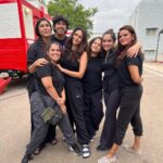 Mrunal Thakur Instagram - #Hyderabad we're back in black 🖤