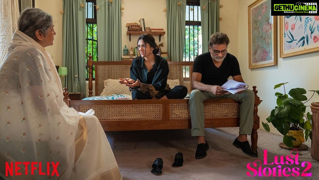 Mrunal Thakur Instagram - LustStories2 is out now! 💖 Be warned… this note might be longer than the short itself The start, the end and the heart of our lil film…. #RBalki! Thank you sir for this wonderful opportunity and for believing in me. You had me at Hello! Biiiiig thanks also to @ashidua and @ronnie.screwvala sir for making this all come together. After Ghost stories, was so happy to be working with you’ll again. @pcsreeram.isc sir… thank you for bringing out the best version of me. Your talent is undeniable. 💖 What can one say about the legend @neena_gupta ji that hasn’t been said before. Neena Ji… you're an absolute Rockstar. It was a delight to share the screen with you, @angadbedi and the rest of this wonderful cast… I couldn’t have done this without you. You are the butter to my toast! PPS @ruhimore and @kanupriyashankarpandit ma'am I'm so glad to have our reunion on the sets of this film. @missblender @deepalid10 @aashianahluwalia 🦋🦋❤️❤️🦋🦋❤️🦋 And finally a hearty hearty thanks to my lovely #LustStories2 team for all the blood, sweat and tears you'll put into bringing this sweet little film to life. 💖 And to you my audience and fans…thanks as always for your continued support. Love you forever!