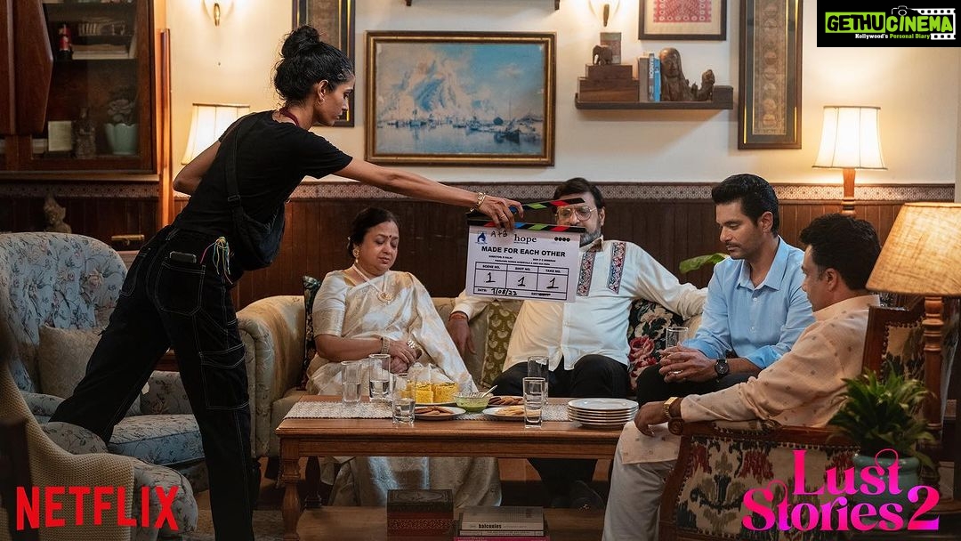 Mrunal Thakur Instagram - LustStories2 is out now! 💖 Be warned… this note might be longer than the short itself The start, the end and the heart of our lil film…. #RBalki! Thank you sir for this wonderful opportunity and for believing in me. You had me at Hello! Biiiiig thanks also to @ashidua and @ronnie.screwvala sir for making this all come together. After Ghost stories, was so happy to be working with you’ll again. @pcsreeram.isc sir… thank you for bringing out the best version of me. Your talent is undeniable. 💖 What can one say about the legend @neena_gupta ji that hasn’t been said before. Neena Ji… you're an absolute Rockstar. It was a delight to share the screen with you, @angadbedi and the rest of this wonderful cast… I couldn’t have done this without you. You are the butter to my toast! PPS @ruhimore and @kanupriyashankarpandit ma'am I'm so glad to have our reunion on the sets of this film. @missblender @deepalid10 @aashianahluwalia 🦋🦋❤️❤️🦋🦋❤️🦋 And finally a hearty hearty thanks to my lovely #LustStories2 team for all the blood, sweat and tears you'll put into bringing this sweet little film to life. 💖 And to you my audience and fans…thanks as always for your continued support. Love you forever!