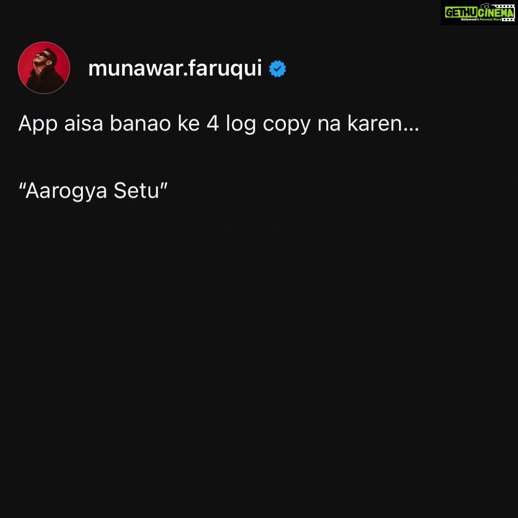 Munawar Faruqui Instagram - Fomo bahot gandi chizz hai😒