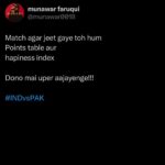 Munawar Faruqui Instagram – #indvspak 😬