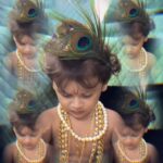 Muskan Bamne Instagram - 🦚🦚HAPPY JANMASHTAMI 🦚🦚 I hope Lord Krishna fills your and your loved one’s lives with love, joy, tranquillity and prosperity. Have a joyous Janmashtami🦚🦚🦚 #RadheRadhe🙏 Wait for his Krishna pose in the end 😍❤️🦚🙏