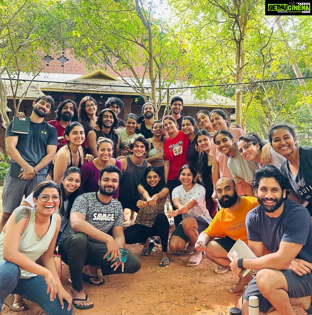 Naga Chaitanya Instagram - Thank you @adishaktitheatre for this journey that will live forever @vkvinayadishakti @nimmyraphel for sharing your craft @soorajishear , meedhu for looking after us .. great moments ! Lovely people , such a beautiful place to be .