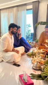 Naga Shaurya Instagram - “Embracing the divine vibes of Ganesha festival 🙏🕉️ 
అందరికీ వినాయక చవితి శుభాకాంక్షలు💐