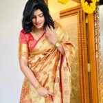 Naina Sarwar Instagram – Varamahalakshmi habbada shubhashayagalu 🙏🏻🧿🫶🏻
