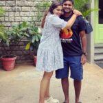 Nakshathra Nagesh Instagram - Forever my most favourite! Thank you for making me do all the right things and saving me from when I don’t too! Happy Raksha bandhan to my protector who’s been at the job since he was 5! Not a day goes by that I don’t feel so safe and happy to be your sister Anna! Love you ❤️🧿