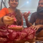 Nakshathra Nagesh Instagram - #latepost Throwback to our cute little simple and cozy #krishnajayanthi celebration #loveandlight