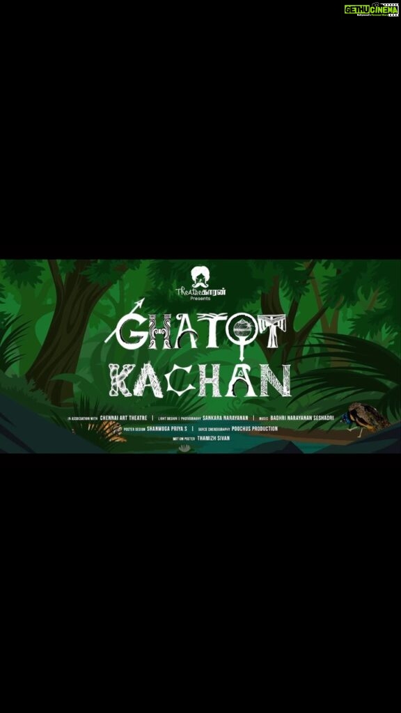 Nakshathra Nagesh Instagram - Unveiling the motion poster of "Ghatotkachan" for you all! Get ready to witness the epic saga come to life on stage! We are thrilled to present "Ghatotkachan" - a captivating mythological masterpiece that will leave you mesmerized. Mark your calendars for September 30th and October 1st as we take the stage at the prestigious Narada Gana Sabha. Get ready to be transported into a world of enchantment, courage, betrayal and magic! Booking will be open soon. Join us on this unforgettable journey into the heart of Indian mythology. . . . @chennaiarttheatre @medai.thestage @poochus_productions . OST: @badhriseshadri Lyrics: @mr_talented06 Motion graphics: @thamizh_sivan Graphic Design: @yesbeeanartist . . . #GhatotKachan #theatrekaran #theatrefestival #mythology #indianmythology #stagedrama #chennaitheatre #stageacting #actingaudition #chennaiacting #chennaiactingschool #actors #theatreactors #chennaiactors