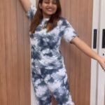 Nakshathra Nagesh Instagram – Happiest chilling in my loungewear from @preethi.shapewear.in ❤️ so comfortable and colourful! Grab yours todaaayyy!