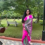 Namitha Instagram - My husband @m_v_chowdhary and I, were thrilled to be invited as the Chief Guests for the 5th edition of the Glocal Teen Hero India event, scheduled on September 12th at IIT Madras.This occasion was dedicated to honoring the dedication and innovative spirit of teenagers who are actively making a positive impact on the world. The primary goal of this program is to inspire and empower teenagers and young adults to step beyond their comfort zones, harness their creativity, and cultivate an entrepreneurial mindset. #wolfguard #iitchennai #positivemindset #meaningfulconversations #saree