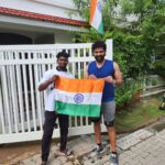 Namitha Instagram - Har Ghar Tiranga ! 🇮🇳 Happy 77th Independence Day to everyone. Started my day with distributing over 100 Indian flags! 🇮🇳 Jai Hind ! Vande Mataram 🇮🇳 @bjp4tamilnadu @bjp4india #happyindependenceday🇮🇳 #wolfguard #vandematram #harghartiranga🇮🇳