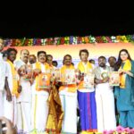 Namitha Instagram - A wonderful moment when I spoke in my beloved Tamil language at the central BJP government's 9-year achievement briefing public meeting held un Velachery , Chennai! @bjp4india @bjp4tamilnadu 🇮🇳Vande Mataram 🇮🇳