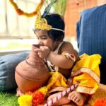 Naveen Chandra Instagram - Happy Krishna Janmashtami ! Siddhansh ❤️
