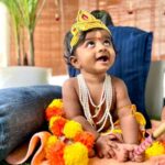 Naveen Chandra Instagram - Happy Krishna Janmashtami ! Siddhansh ❤️