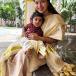 Naveen Chandra Instagram - Siddhansh first onam ❤️🧿 Happy Onam !!!! . . . . . . #happyonam