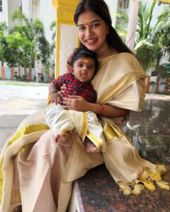 Naveen Chandra Instagram - Siddhansh first onam ❤️🧿
Happy Onam !!!!
.
.
.
.
.
.
#happyonam