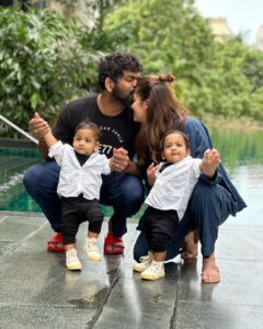 Nayanthara Instagram - En Mugam Konda .. En Uyir ❤️❤️❤️
En Gunam Konda … En Ulag ❤️❤️❤️ 

(Waited for a long time to post these lines and our pics together my lovely boys ❤️❤️☺️☺️🧿🧿🧿)

Happy birthday my dear Sons ❤️❤️🧿🧿
Uyir RudroNeel & Ulag Daiwik ❤️❤️❤️ 
@nayanthara ❤️❤️🧿😇😇😇😍😍😍 

Appa and Amma love U2 beyond what words could explain ! Beyond anything and everything in this life ! 

Thank You 2 for coming into our lives and making it soo happy ! U have brought in all the positivity and blessings , this 1 full year has been filled with moments to cherish for a lifetime ! Love you 2 ! 

You are our world & our blessed life ❤️❤️🧿🧿😍😍😇😇😇😇😇😇😇