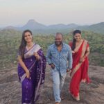 Neha Gowda Instagram – We are back with a bang !!! 
With the very first director of Lakshmi baramma and Chinnu !! 
Hope u like this trio!!! 
Punyavathiಲ್ಲಿ lakshmi barammaದ Chinnu haaagu ನಿಮ್ಮ ಪ್ರಿತಿಯ GOMBE . Only on @colorskannadaofficial @10pm