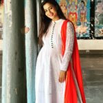 Neha Gowda Instagram - Happy Independence Day 🇮🇳 Outfit designed by - @swandesignerstudio #independenceday #outfit #tricolour #indian #celebration #with #family #in #native K.m.doddi