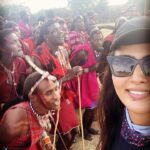Neha Gowda Instagram - The Masai people are known for their caring nature and I can definitely vouch for that! During my 5-day stay, they greeted us warmly every single day and showed genuine concern for our well-being. It was a beautiful experience. #masaimara #tribe #caring #people #blessed #beautiful #experience Masai Mara National Reserve
