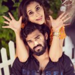 Neha Gowda Instagram - With Muniyappa!! 😝 #couples #blessed #love #life #best