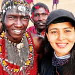 Neha Gowda Instagram - The Masai people are known for their caring nature and I can definitely vouch for that! During my 5-day stay, they greeted us warmly every single day and showed genuine concern for our well-being. It was a beautiful experience. #masaimara #tribe #caring #people #blessed #beautiful #experience Masai Mara National Reserve