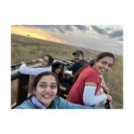 Neha Gowda Instagram - This is US❤️ Blessed to have family members with like minded❤️ Life is amazing when closed one’s have common goals❤️ #sonugowda #nehagowda #africa #eastafrica #wildlife #kenya #nairobi #masaimaara Masai Mara, Kenya
