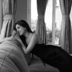 Nidhi Shah Instagram - Sometimes you’ll find it’s better black and white 🤍 . . . 📸 - @theguywithacanon Wearing - @massimodutti . #blackandwhite #black #monochromatic #potraits #candid #picoftheday #instagood #instadaily #instgram #nofilter #nofilterneeded