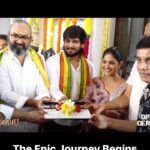 Nikhil Siddhartha Instagram - #Swayambhu Epic Journey Begins with Gods Blessings🙏🏽 and all your wishes ❤️ @iamsamyuktha_