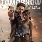 Nikhil Siddhartha Instagram - Trailer of #SPY out tomorrow 11:34 am 💥💥💥 @a.gomatam @sanya_thakurrr @tej_uppalapati @garrybh1988 @vamsipatchipulusu @sricharanpakala