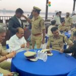 Nikhil Siddhartha Instagram – Attended the Telangana formation Celebrations Suraksh Event by the Real Heroes @telanganapolice 
Spent Amazing time Speaking to Commisioner @cvanand99 garu and DGP @anjani_kumar_1100 anjani_kumar_1100 Anjani Kumar garu over Breakfast .