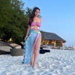 Nikita Dutta Instagram – 🩵🩷
Nothing that a walk on the beach during sunset can’t cure. Provided you balance through that soft sand.
.
.
.
.
.
Outfit by @kairesortwear styled by @jaferalimunshi assisted by @ankitha_chauhan @sr_styleco 
.
📍: @signaturecollectionmaldives @hideawaybeachmaldives @lilytoursmaldives