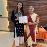 Nikita Dutta Instagram - July was a month when I was supposed to take a long vacation to switch off for a while. But I chose to address something that has been on my mind for a very long time. The timing seemed right and I signed up for the 200 hour teacher’s training course at @theyogainstituteofficial Last 30 days have been all about learning and unlearning. This includes going back to books to study, waking up early to practise and reflecting on each day. I have so much gratitude and joy to be recognised as a certified teacher from today onwards. While I get back to the chaos of this shooting life, I will try to carry this experience with me throughout. 😇🙏