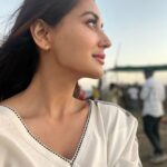 Nikita Dutta Instagram – Work vibe for Goa: 
Kaftans and sunsets 🌅 🌊 
#GoldenHour