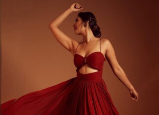 Nikita Dutta Instagram - Tried bringing “💃” to life 😉 . . . 📸: @saurabh_sonkar HMU: @mitavaswani Styled by @vidyulaa Assisted by @she_bohemian_ Outfit: @dziinebydeepa @viralmantra Jewellery: @voycejewellery @squbepr