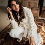 Nikita Dutta Instagram - I want the same confidence in life that I have while wearing white and thinking I won’t dirty it. 👻 🤍 . The stats say 9/10 times I dirty it 🤫 . . . 📸: @saurabh_sonkar HMU: @mitavaswani @rasilaravariamua Styled by @vidyulaa Assisted by @she_bohemian_ Blazer: @themudy.official Trousers: @anjum_khanofficial Earrings: @houseofmitti Shoes: @londonrag_in