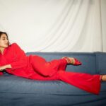Nikita Dutta Instagram - ♥️ 🌹 . . . 📸: @saurabh_sonkar HMU: @mitavaswani Styled by @vidyulaa Outfit: @thepantsuitco Accessories: @houseofjskjewels