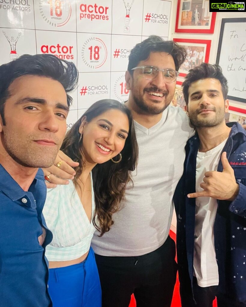Nikita Dutta Instagram - Thank you for inviting us @actorprepares We also got our little #Khakee reunion. 🥰👻