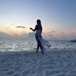 Nikita Dutta Instagram – 🩵🩷
Nothing that a walk on the beach during sunset can’t cure. Provided you balance through that soft sand.
.
.
.
.
.
Outfit by @kairesortwear styled by @jaferalimunshi assisted by @ankitha_chauhan @sr_styleco 
.
📍: @signaturecollectionmaldives @hideawaybeachmaldives @lilytoursmaldives